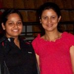 Radhika Hawaldar with Olympic Athlete Anjali Bhagwat.