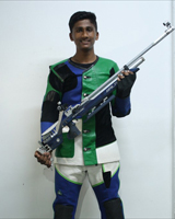 Abhishek Yashwant Vharambale Event: 10 Meter Peep Sight Air Rife
